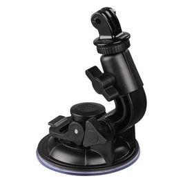 Supporto Universale a Ventosa per Action Cam Compatibile con GoPro Nero