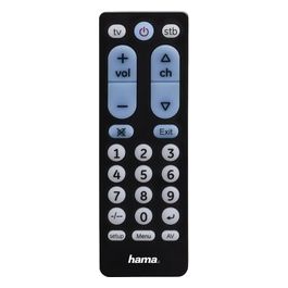 Hama Telecomando Universale 2in1 Big Zapper Nero