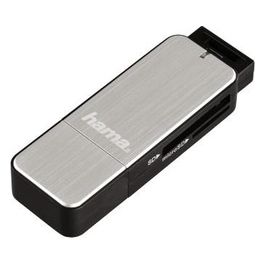 USB 3.0 Multi Card Reader SD/MicroSD Alluminio Nero/Argento