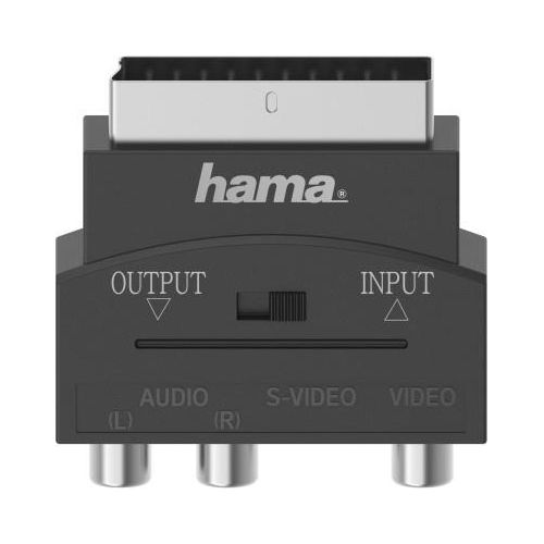 Hama Video Adapter S-VHS Socket/3 RCA Sockets Scart