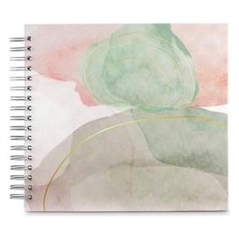 Watercolor Verde Album Fotografico 28x24cm 50 Pagine Bianche