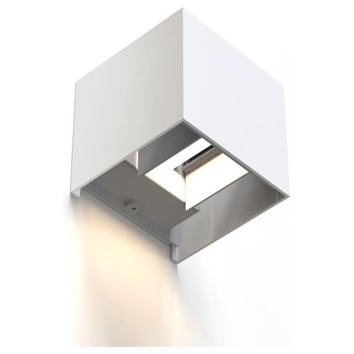 Hama WiFi Lampada da Parete 10cm IP44 Quadrato Bianco