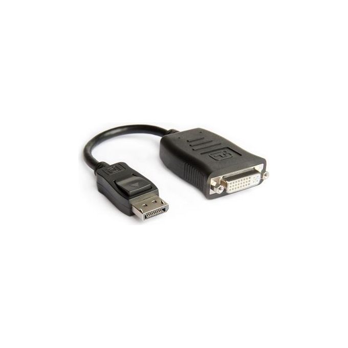 Hamlet Adattatore dello Schermo DisplayPort M a DVI-I F DisplayPort 1.2 Supporto 4K Attivo