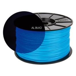 Bobina abs 1kg x Stampante 3dx100 blu fosf al buio 1 75mm