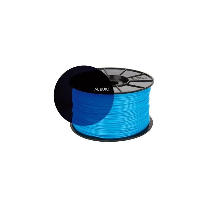 Hamlet Bobina abs 1kg x Stampante 3dx100 blu fosf al buio 1 75mm