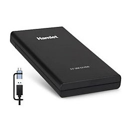 Hamlet, Box Esterno HDD SSD SATA III 2.5 Pollici, Adattatore USB-A, USB-C