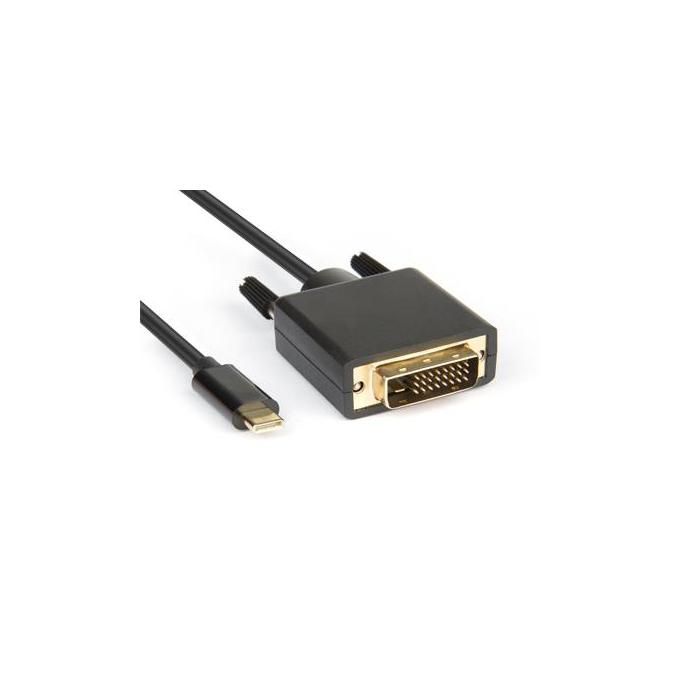 Hamlet Cavo dello Schermo Usb-C M a DVI M 2mt Viti a