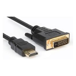 Hamlet Cavo Video Hdmi/Dvi Hdmi M a DVI-D M 1,8mt Supporto 1080p