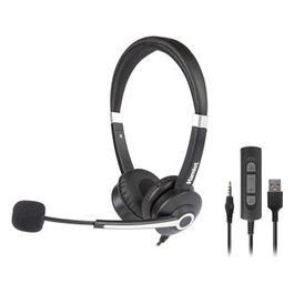 Hamlet, Cuffie Business USB-A, USB-C e Jack Audio