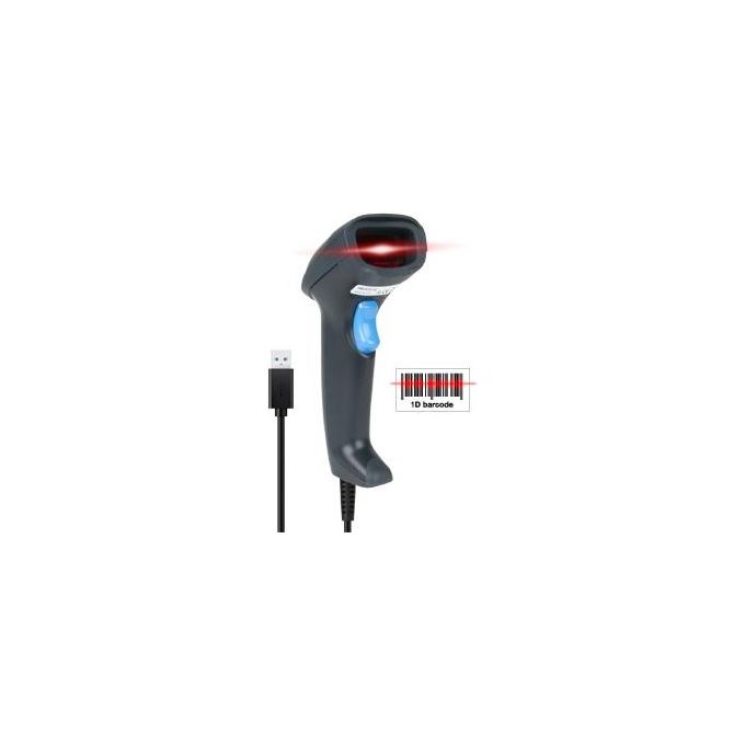 Hamlet HBCS1D10U Scanner per Codici a Barre Palmare 300 Scan-Sec con Decodifica Usb