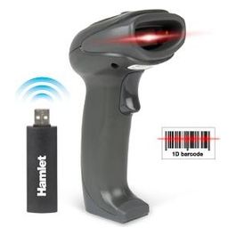 HBCS1D10W Scanner per Codici a Barre Palmare 300 Scan/Sec con Decodifica Bluetooth