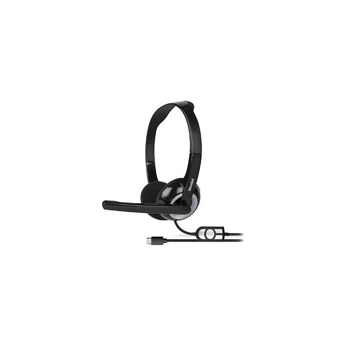 Hamlet HHEADMUS-C Cuffia Stereo a Padiglione con Microfono USB Type-C Cablata Circumaurale 32 Ω 108 dB colore Nero