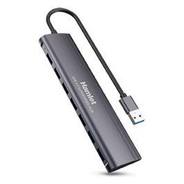 Hamlet Hub Usb3.0 Slim 7 Porte 5.0gbps