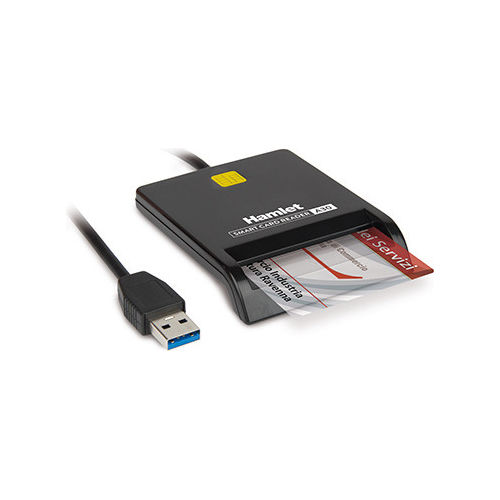 Lettore Smart Card HUSCR-A30 USB tipo A Nero