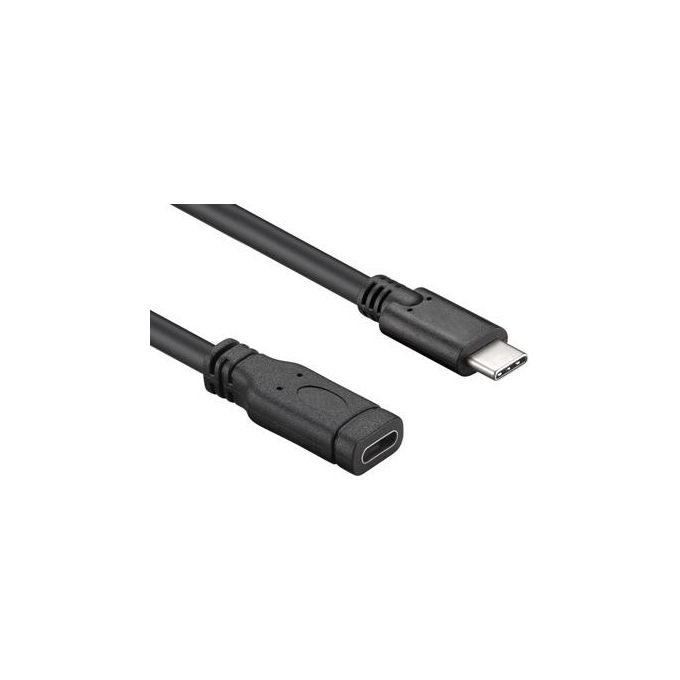 Hamlet Prolunga Usb-C M a Usb-C F 1mt