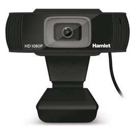 Hamlet, Webcam USB 1080p, Con Microfono Integrato