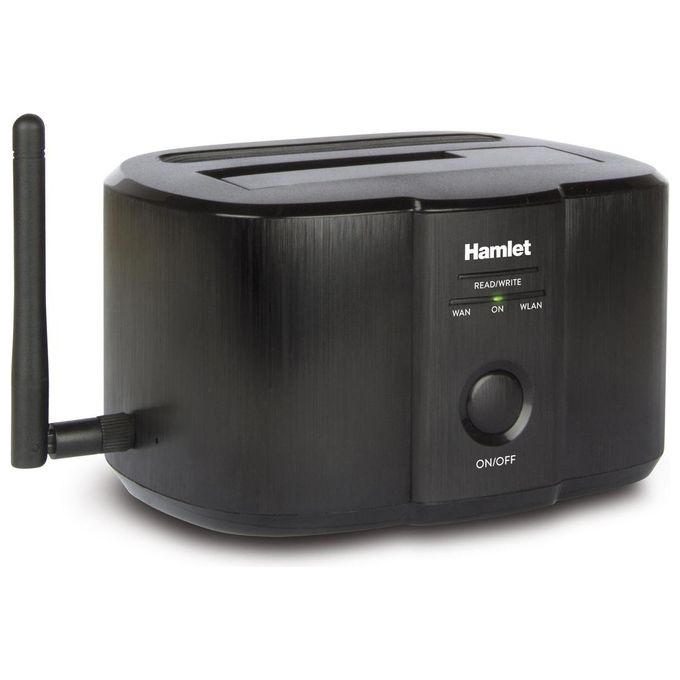 Hamlet-Wi-Fi Single Bay Docking Station for 2.5/3.5 SATA HDD