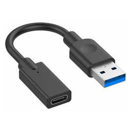 Hamlet XADU3-UCF01 Adattatore Usb 3.0 M a Usb-C F 10cm