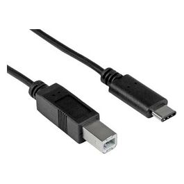 Hamlet XCTC-U2B100 Cavo USB USB Type B (M) a USB-C (M) USB 3.1 1 m