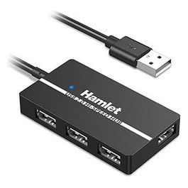 XHUB-04U2 Hub Usb 2.0 Slim a 4 Porte Autoalimentato