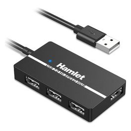 Hamlet XHUB-04U2 Hub Usb 2.0 Slim a 4 Porte Autoalimentato