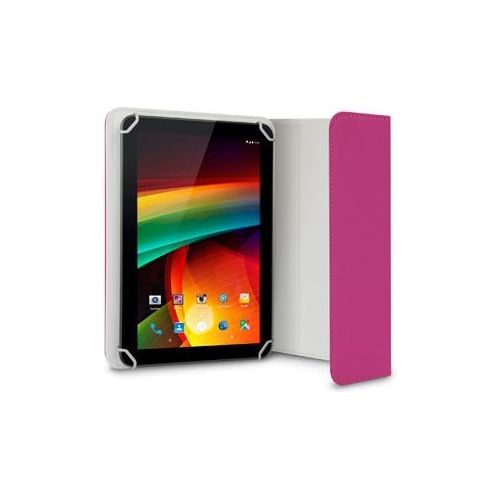 Hamlet XPADCV780PN Flip cover per tablet finta pelle rosa