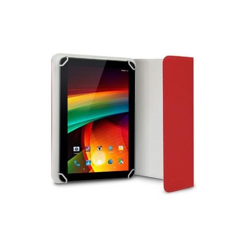 Hamlet XPADCV780RD Flip cover per tablet finta pelle rosso