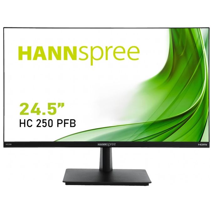 HANNSPREE Monitor 24.5'' LED TN HC 250 PFB 1920x1080 Full HD Tempo di Risposta 3 ms