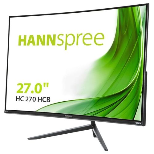 Hannspree HC 270 HCB Monitor Piatto per Pc 27" 1920x1080 Pixel Full Hd Led Nero