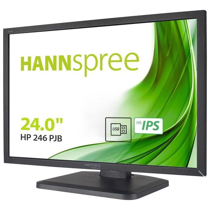 HANNSPREE Monitor 24'' LED IPS HP 246 PJB 1920x1200 Full HD Tempo di Risposta 5 ms