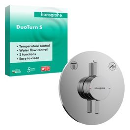 DuoTurn S Miscelatore ad Incasso per 2 Utenze Cromo