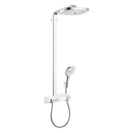 Hansgrohe Raind.27127 Colonna Doccia Termostatico Esterno Bianco/Cromo