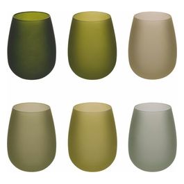 Happy Hour New Greenery Set 6 Bicchieri 600Ml