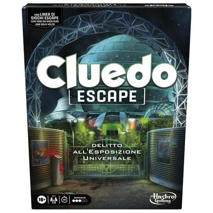 Hasbro Gioco Gaming Cluedo Escape Delitto all'Esposizione Universale