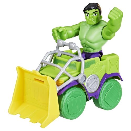 Hasbro Marvel Spidey e i suoi Fantastici Amici Set Hulk Smash Truck Veicolo con Personaggio