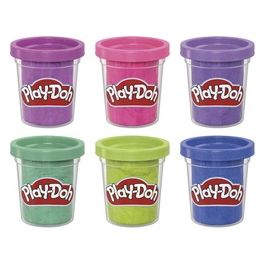 Pasta Modellabile Play-Doh 6 Vasetti Brillanti Sparkle Collection