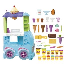 Play-Doh, Kitchen Creations, Il Super Camioncino, playset con Cucina di Grandi Dimensioni con Suoni realistici, 27 Accessori, 12 vasetti di Pasta da Modellare atossica