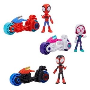 Hasbro Personaggio Spidey e i Suoi Fantastici Amici Motociclo con Personaggio Ghost Spider - ASSORTITO