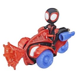 Personaggio Spidey Miles Morales con Tecno Moto