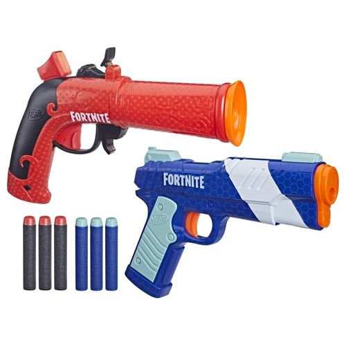 Hasbro Pistola Giocattolo Nerf Dual Pack Fortnite
