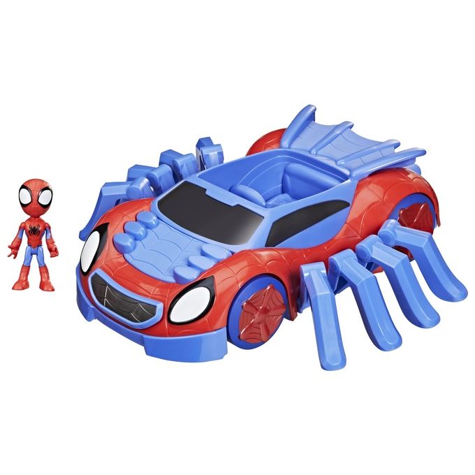 Hasbro Playset Spiderman Macchina Micke Morales e Spider Ham