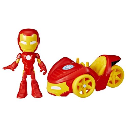 Hasbro Playset Spidey Veicolo e Personaggio Iron Man