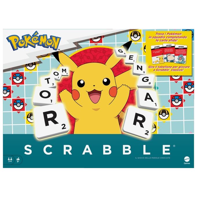 Image of Mattel Gioco Mattel Pokemon Scrabble