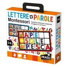 Gioco Educativo Lettere e Parole Montessori