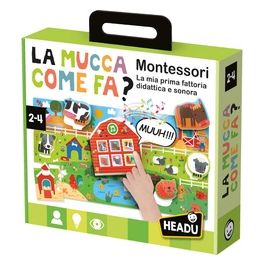 Gioco Educativo Montessori - La Mucca Come Fa?