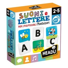 Gioco Educativo Suoni e Lettere per i piu' Piccoli Montessori