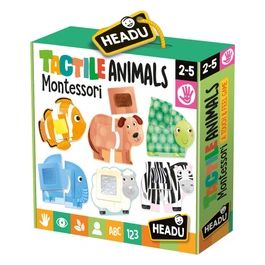 Tactile Animals Montessori. Incastra; Componi; Tocca e Impara!