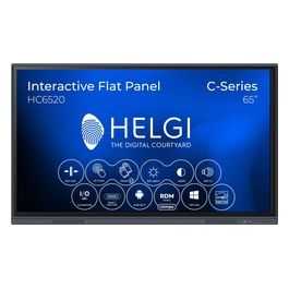 HC8620M Monitor Interattivo 86" C Series Wi-Fi RDM-Ready  Staffa