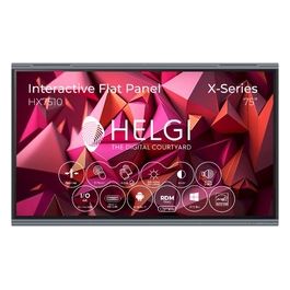 HX8610 Monitor Interattivo 86" X Series Wi-Fi RDM-Ready  Staffa