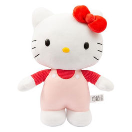 Peluche Moda Rosa con Fiocco Rosso